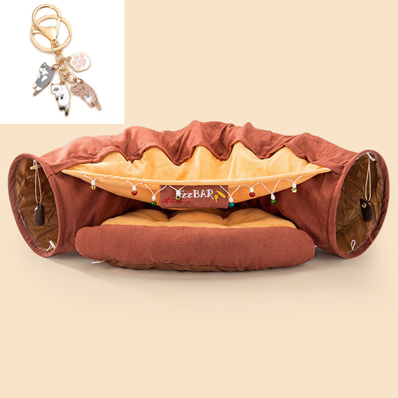 Washable Cat Tunnel – Foldable & Durable for Indoor Play