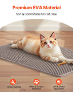 Cat Litter Trapping Mat 30 X 24 In Double Layer Honeycomb Non-Slip & Urine-Proof