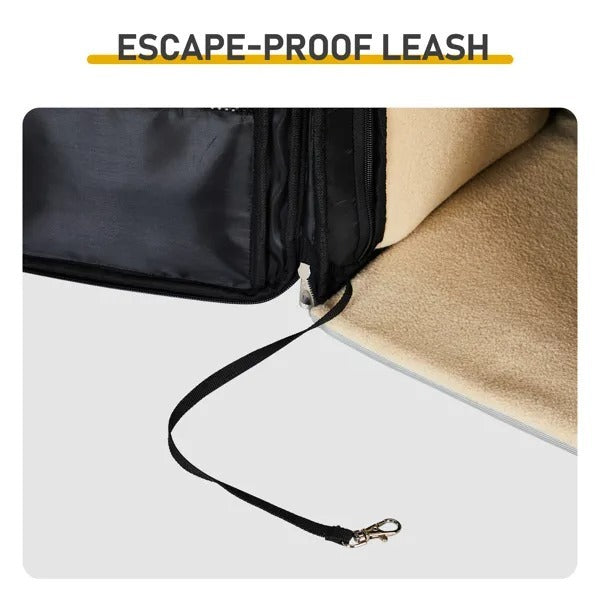 Pet Carrier Backpack, Expandable Cat Dog Carrier With Back Extension