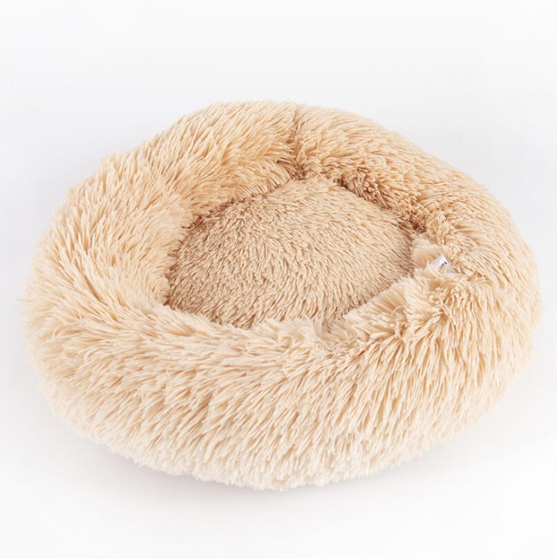 Dog, Cat Beds For Small Dog and Cat Round Plush
