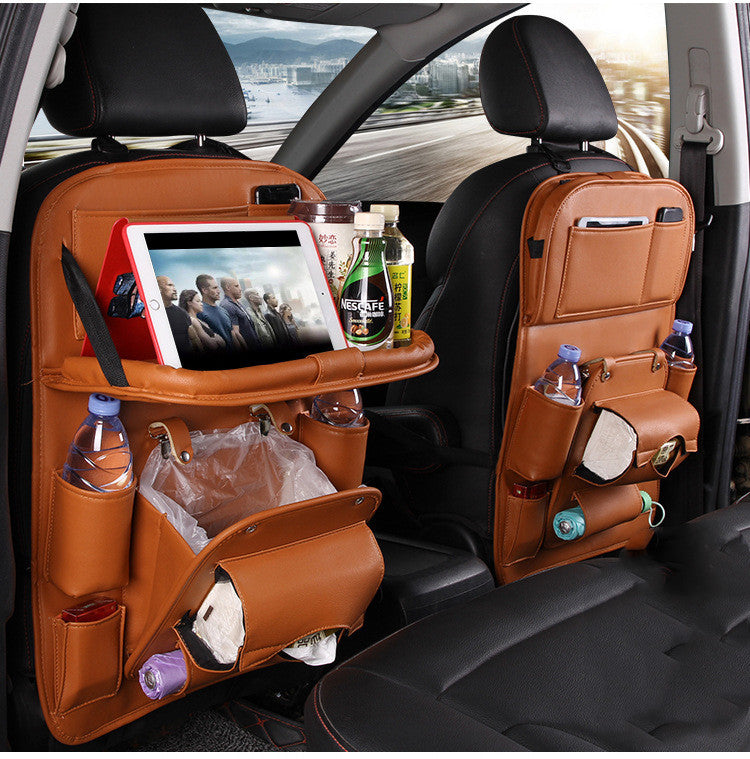 Waterproof PU Leather Car Storage Accessories Organiser