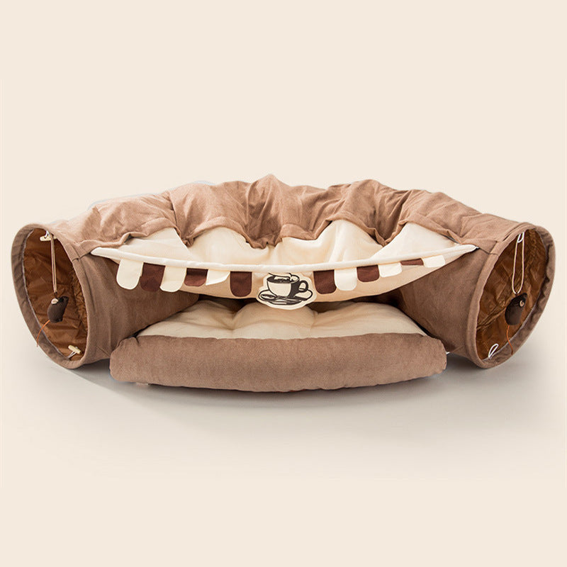 Washable Cat Tunnel – Foldable & Durable for Indoor Play