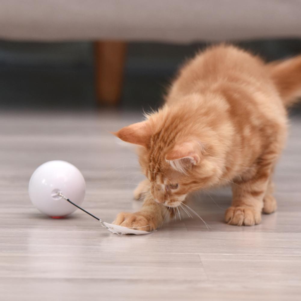 LED Laser Electronic Rolling Pet Funny Cat Toy Ball