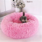 Fluffy Cat Nest Pad – Round Winter Mattress for Pets