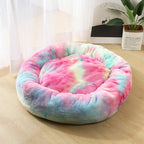 Dog, Cat Beds For Small Dog and Cat Round Plush