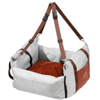 Dog Booster Car Seat Pet Car Seat For Small Dog Up To 25lbs Gray