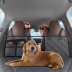 Waterproof 600D Dog Car Seat Cover For Back Seat 54 X 24 In