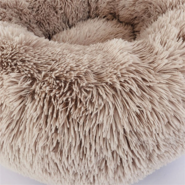 Fluffy Cat Nest Pad – Round Winter Mattress for Pets