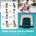 Inflatable Dog Boat Ramp Up To 286 Lbs, For Boat, Dock, Lake, Non-Slip, Safe & Easy