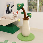 Vertical Sisal Cat Scratching Pole with Ball Track Toy
