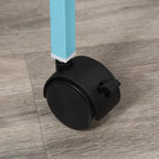 55inch 2 In 1 Bird Cage Aviary Parakeet House For Finches, Budgies With Wheels, Light Blue