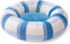 Round Dog Cat Washable Bed With Non-Slip Bottom, Soft Fluffy Bed For Puppy & Kitten, 23 Inch