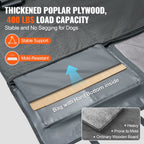 Waterproof 600D Dog Car Seat Cover For Back Seat 54 X 24 In