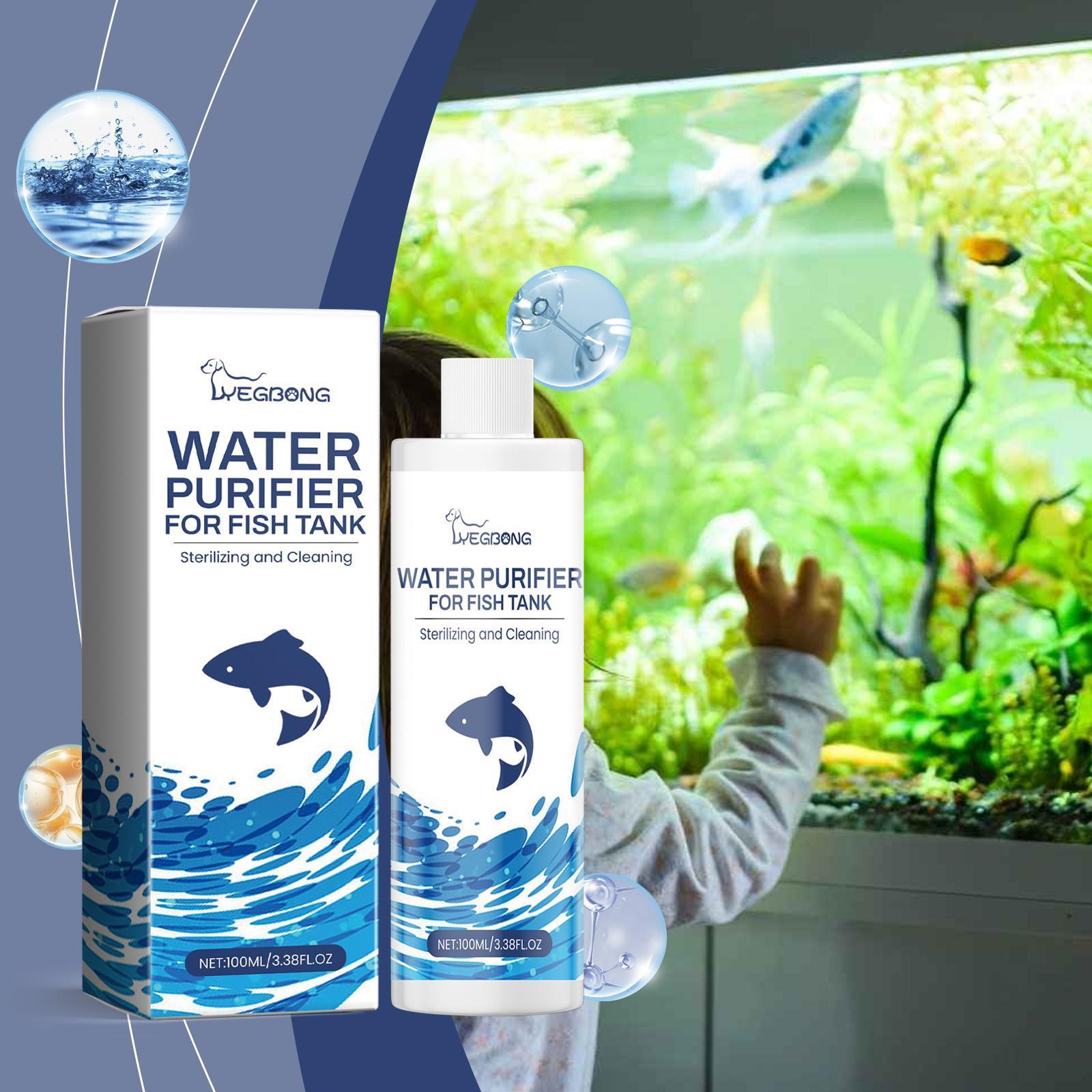 Fish Tank Water Clarifier Aquarium Water Clarifier Household Fish Tank Decontamination Cleaner