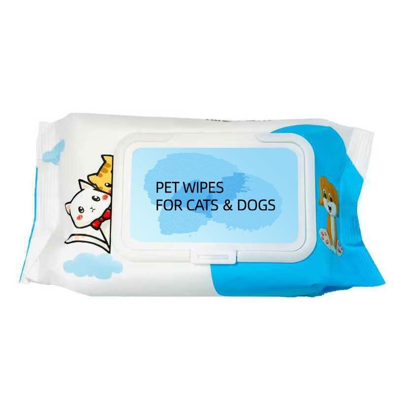 Dog Cat Pet Wet Wipes For Paws And Butt, Ears Eyes