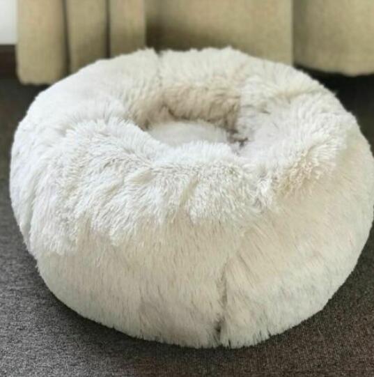 Dog, Cat Beds For Small Dog and Cat Round Plush