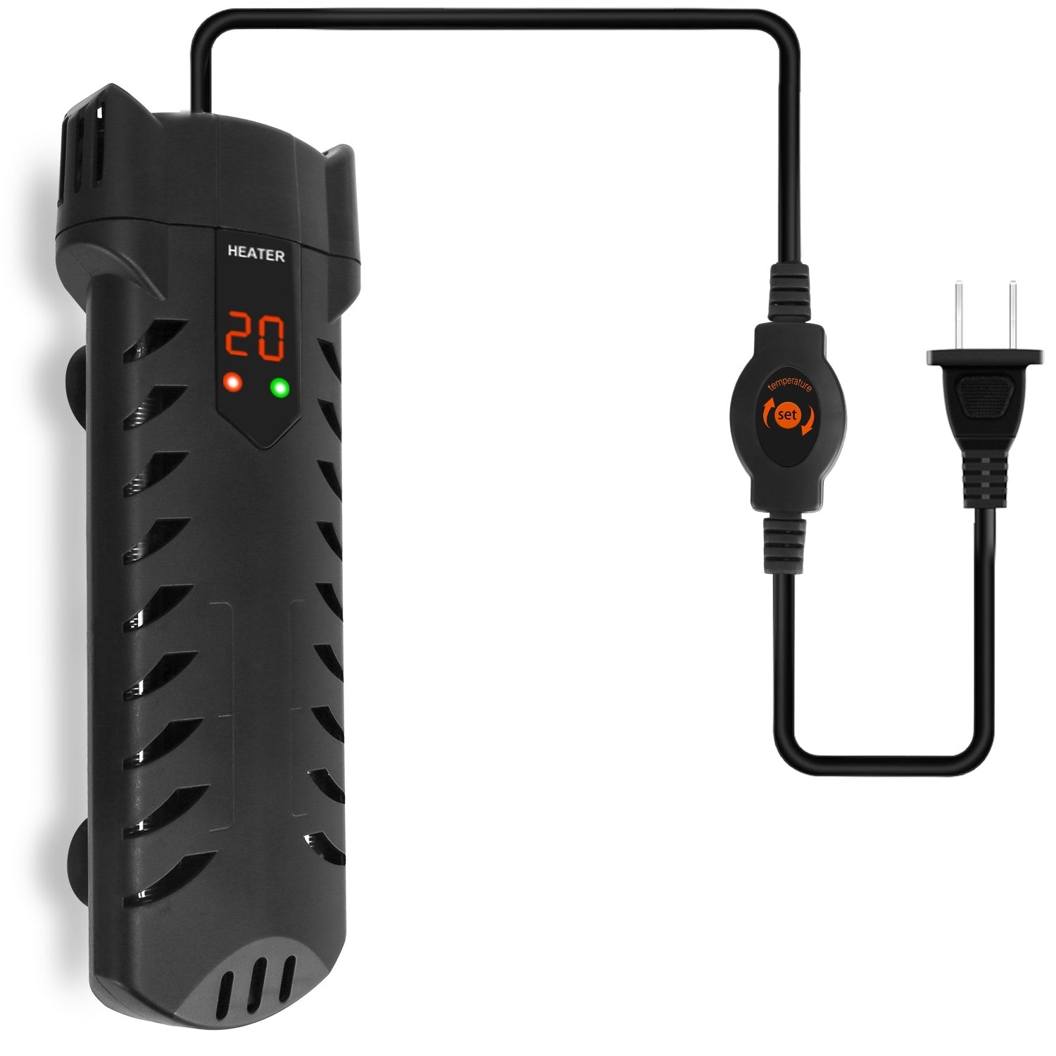 500W Submersible Aquarium Heater Temperature Adjustable External Controller 79Gal Fish Tank Heater Aquarium Thermostat Heater For Freshwater Saltwater