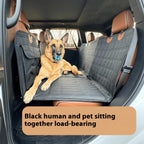 Supportive Car Dog Bed for Rear Seat – Widened Base & Pet Comfort Pad