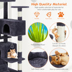 Multi Functional Cat Treehouse Cat Climbing Frame