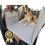 Supportive Car Dog Bed for Rear Seat – Widened Base & Pet Comfort Pad