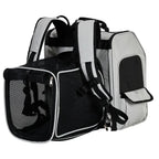 Pet Carrier Backpack, Expandable Cat Dog Carrier With Back Extension