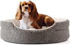 Mewoo Washable 23x23x7 Inch Orthopedic Dog Cat Bed With Non-Slip Bottom