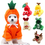 Cute Fruit Dog Clothes For Small Dogs Hoodies Winter Warm