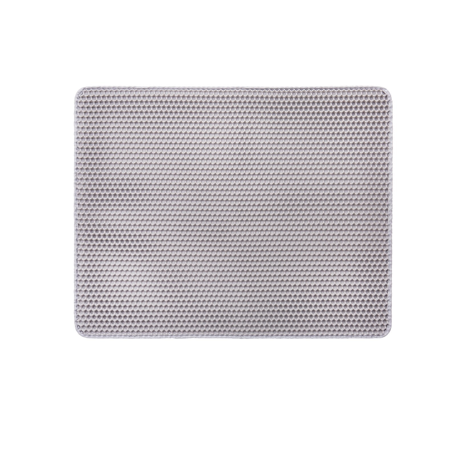 Cat Litter Trapping Mat 30 X 24 In Double Layer Honeycomb Non-Slip & Urine-Proof