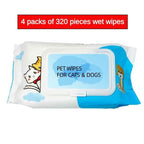 Dog Cat Pet Wet Wipes For Paws And Butt, Ears Eyes
