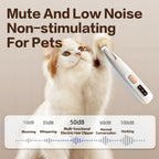 2025 New Pet Paw Trimmer 1Pack,Rechargeable Quiet Hair Trimmer For Pets