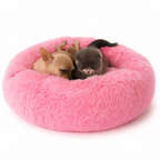Fluffy Cat Nest Pad – Round Winter Mattress for Pets